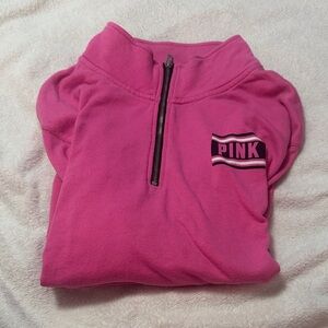 Victoria's Secret Pink Half-Zip Sweatshirt